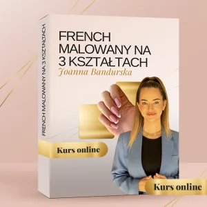 French malowany na 3 kształtach