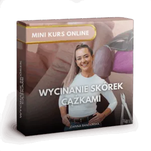 Wycinanie skórek cążkami