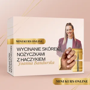 Wycinanie skórek nożyczkami z haczykiem